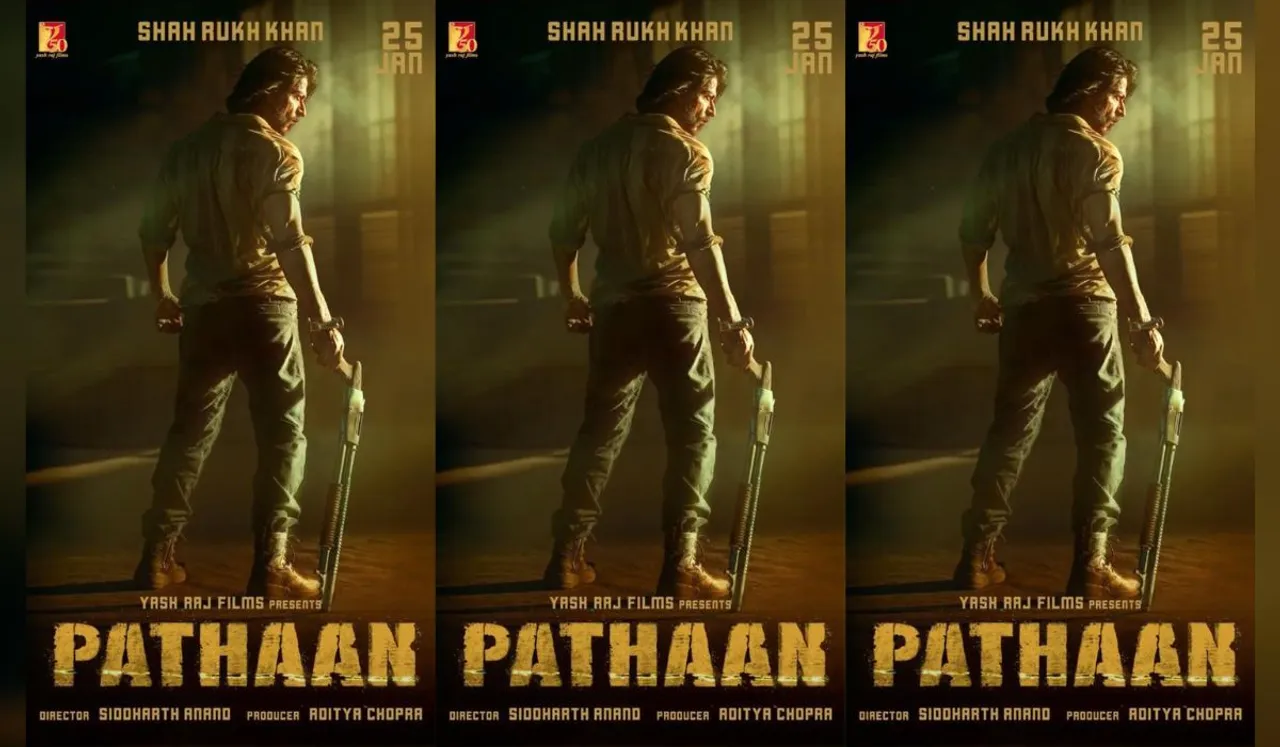 Shah Rukh Khan's first look from Pathan is out now