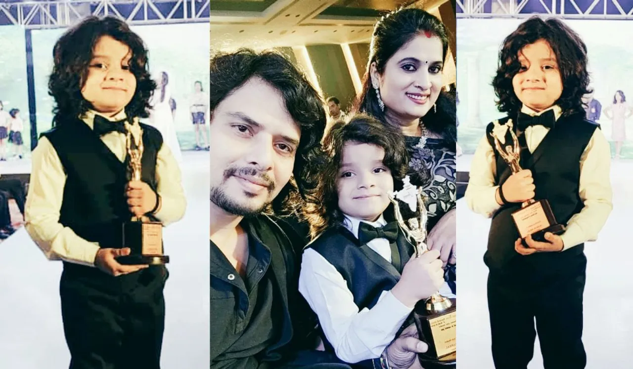 Aan Tiwari honoured with Best Child Actor award for Baal Shiv