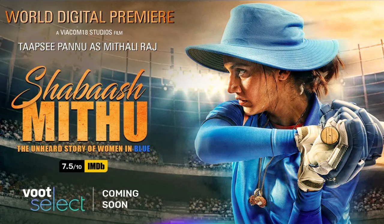 Taapsee Pannu-starrer Shabaash Mithu – the inspiring tale of India’s superstar cricketer Mithali Raj, is all set to premiere on Voot Select