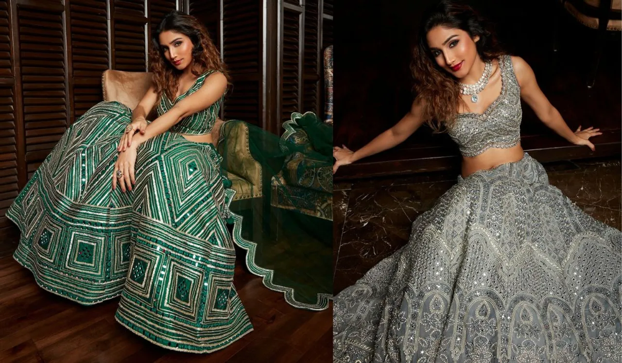 DONAL BISHT FLAUNTS HER TRADITIONAL SIDE WITH LABEL ARSHI SINGHAL