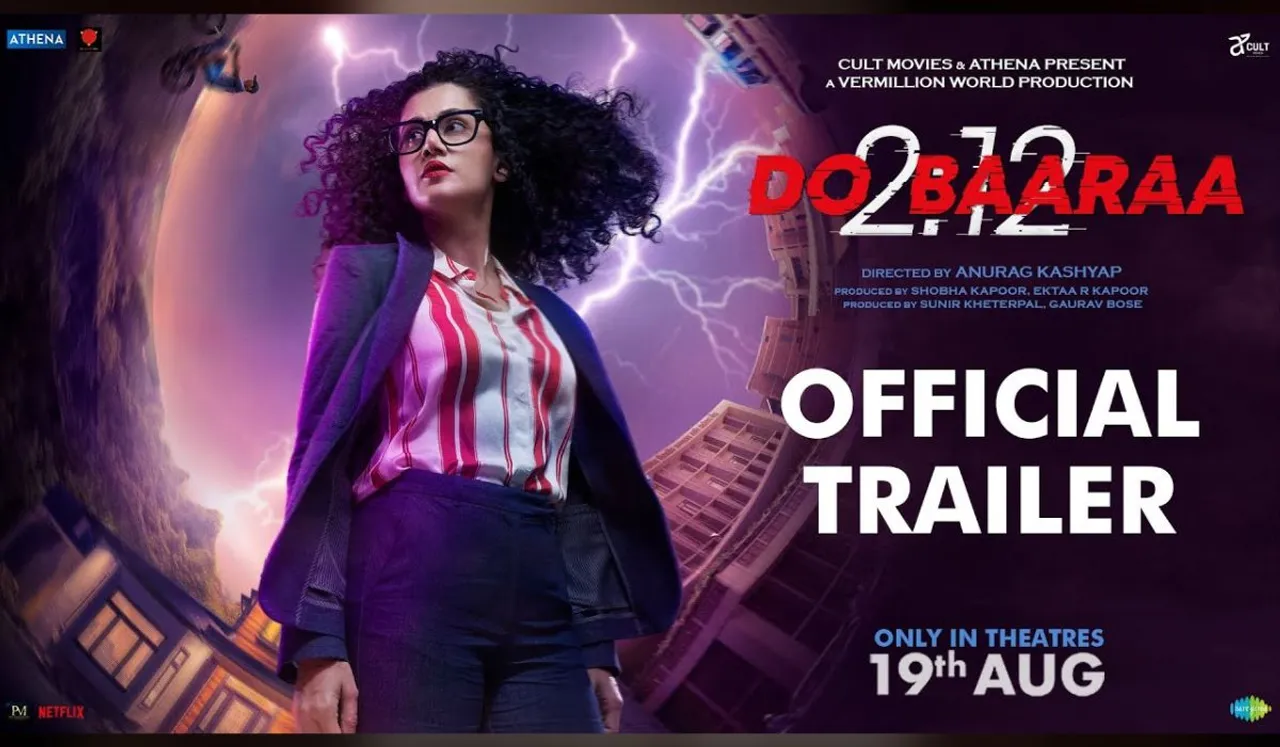 Watch the 2nd trailer of Taapsee Pannu’s Dobaaraa ; one of the best cut trailers of 2022