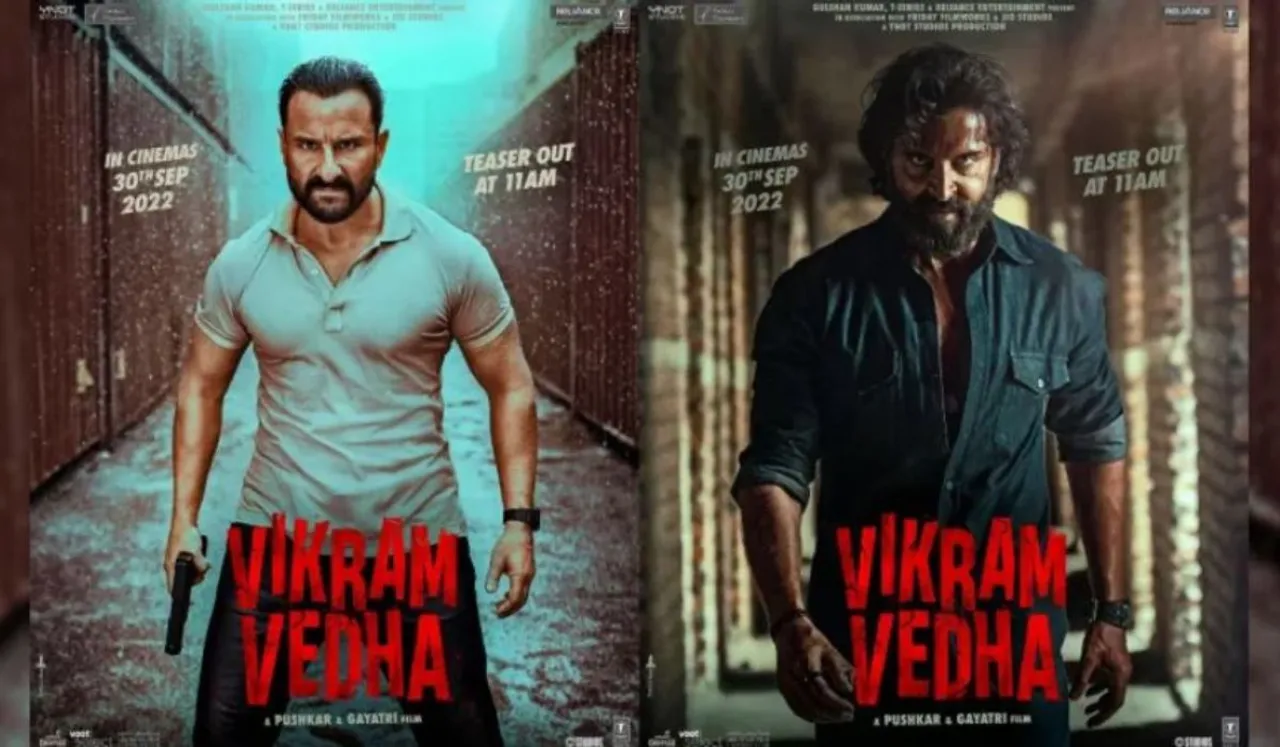 Hrithik Roshan, Saif Ali Khan & Directors Pushkar & Gayatri share their excitement about Vikram Vedha teaser receiving a great response from the audience