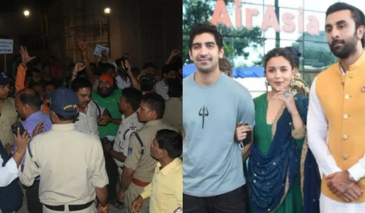 Brahmastra actors Ranbir Kapoor, Alia Bhatt denied entry in Ujjain temple by VHP