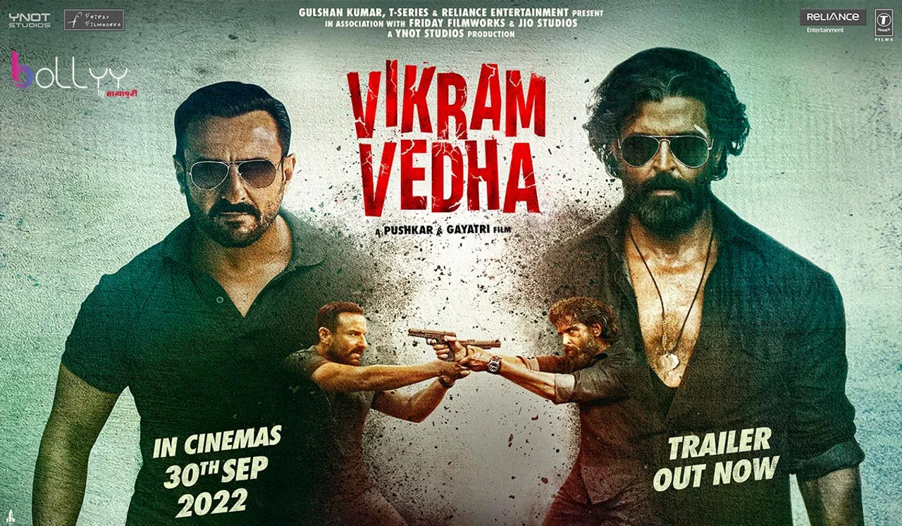 Hrithik Roshan & Saif Ali Khan starrer Vikram Vedha's trailer launched amidst great fanfare in Mumbai, today!