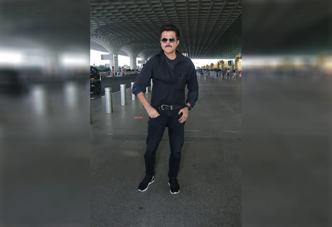 Anil Kapoor Spotted at Airport In Mumbai Today