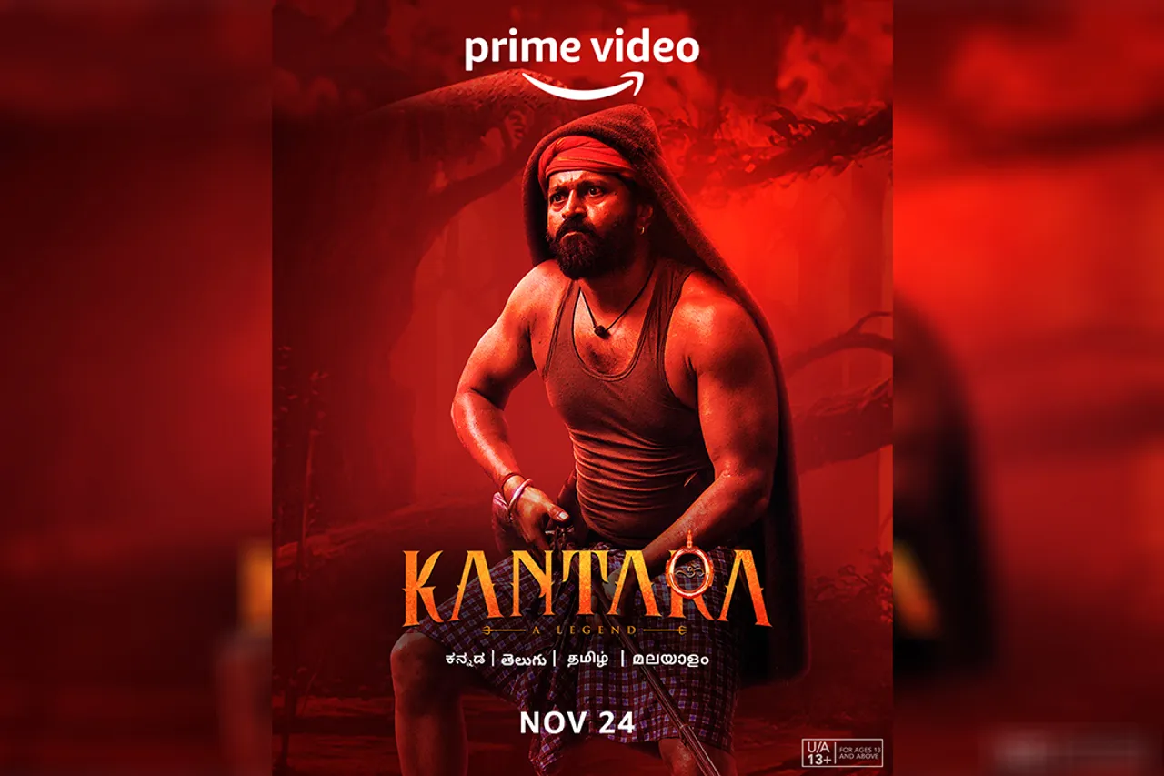 Prime Video Announces the Exclusive Streaming Premiere of Blockbuster Action Adventure Kantara on November 24