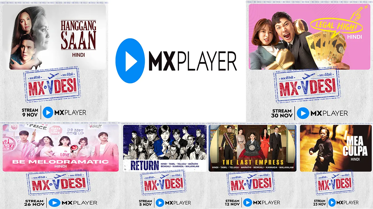 Vdesi Shows on MX Player