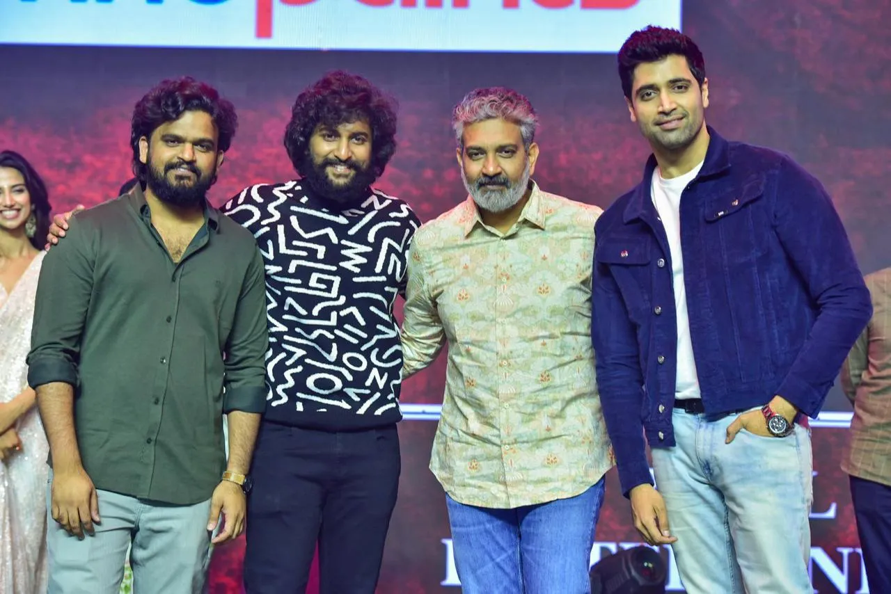 Adivi Sesh Confirms Release Of HIT 2 In Hindi in the presence of India's biggest Director SS Rajamouli at the Grand Pre Release Event