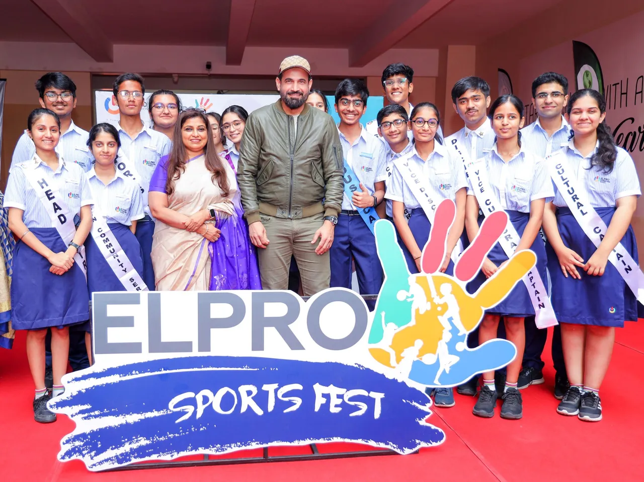 Irfan Pathan at Elpro International School (2)