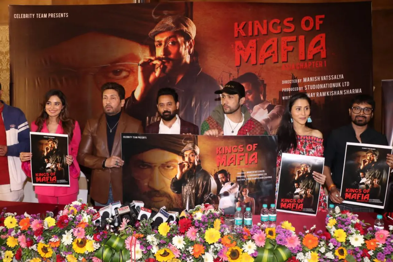 Actor Adam Saini Sekhar & Adhyayan Suman unveiled the poster for "The Kings of Mafia – Asia Chapter I"