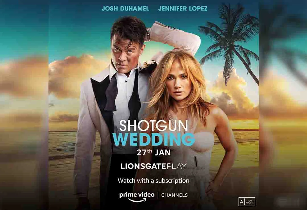 <strong>WATCH JENNIFER LOPEZ’S <em>SHOTGUN WEDDING </em>ON<em> </em>LIONSGATE PLAY - AVAILABLE TO PRIME MEMBERS IN INDIA VIA PRIME VIDEO CHANNELS WITH ADD-ON SUBSCRIPTION</strong>