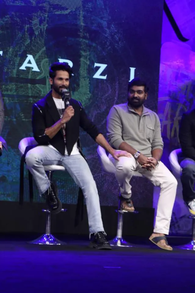 Trailer Launch of the much awaited crime thriller by Raj & DK, Farzi <strong>Present at the event</strong>: