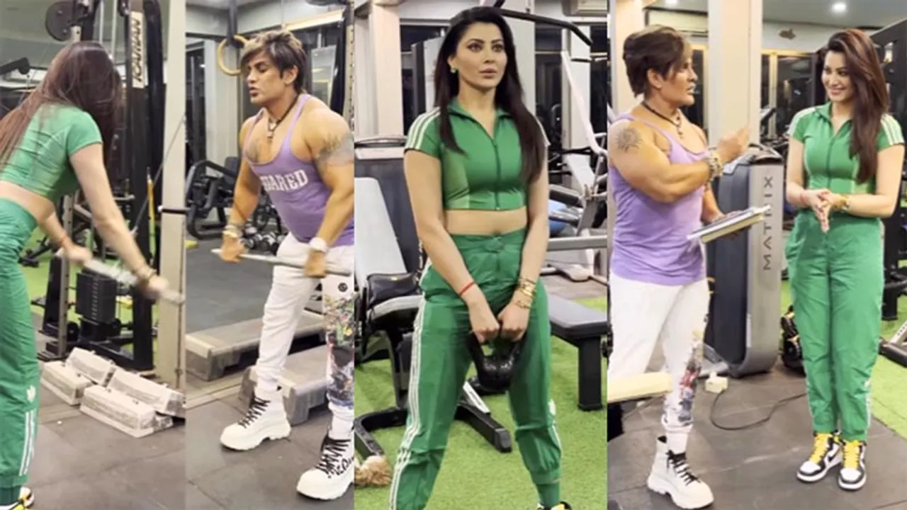 Yash Birla and Urvashi Rautela Become Gym Buddies (1)