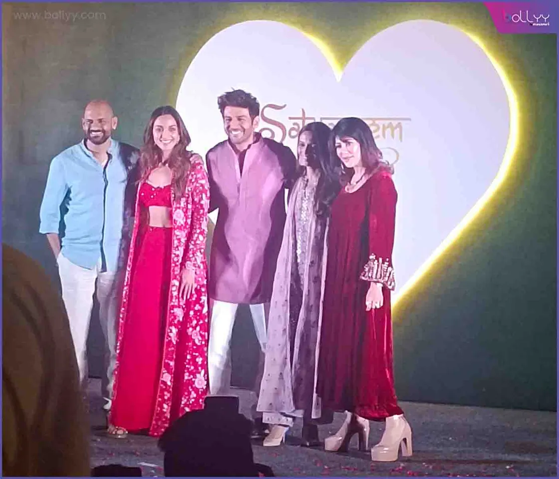 Satyaprem-movie team on stage