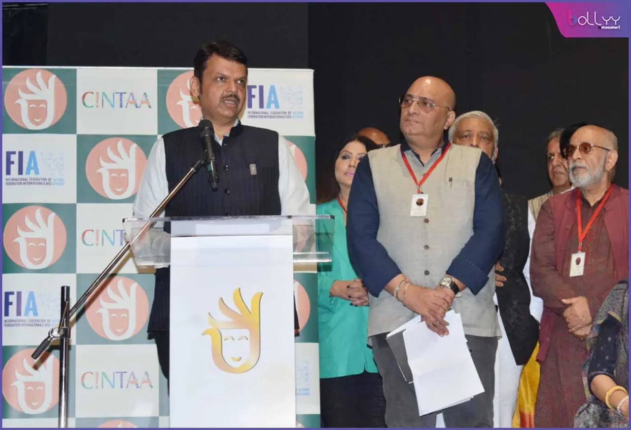“Even if I achieve ‘ten’ percent of his acting caliber, I would feel blessed,” insists  Anupam Kher-- referring to Vikram Gokhale--even as CINTAA road named after the acting legend, is inaugurated by Hon’ble DCM Fadnavis -jee