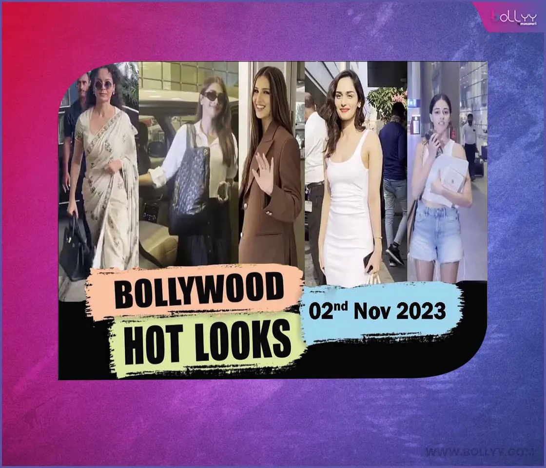 Ananya Panday, Kangana Ranaut, Pooja Hegde & Other Celebs Spotted on 02nd Nov 2023