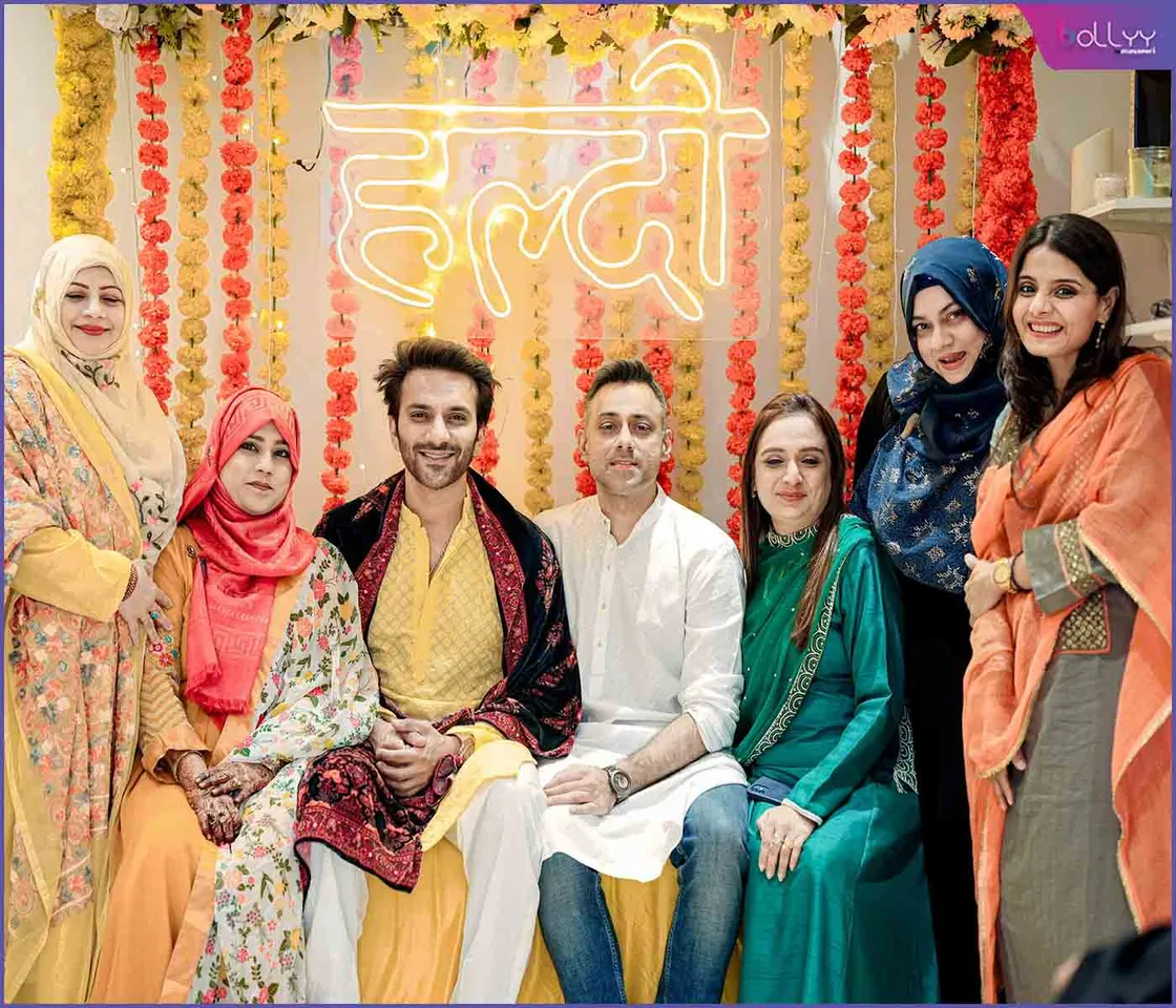 Actor Ali Merchant’s wedding festivities begin with a haldi ceremony full of fervour and excitement