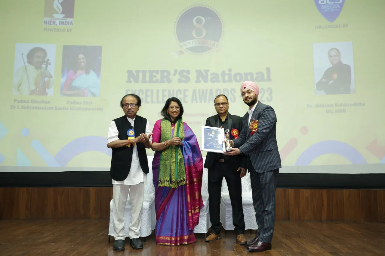 C.S.Paul conferred with Marketing Person Of The Year Award