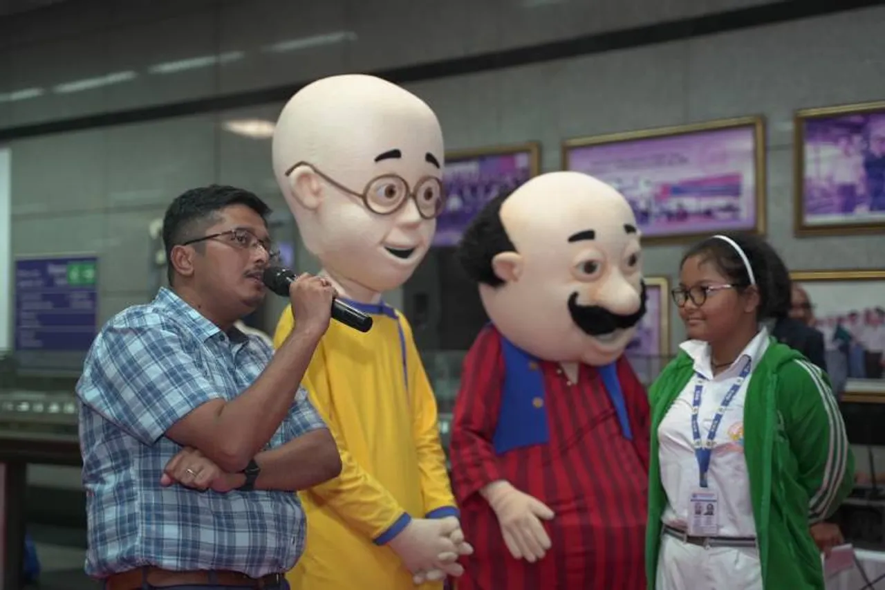 Nicktoons Motu and Patlu along with kids come together to celebrate Children’s Day with DMRC for Nickelodeon’s #HappyKidding