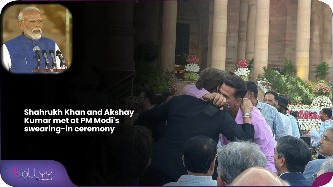 Shahrukh Khan and Akshay Kumar met at PM Modi's swearing-in ceremony