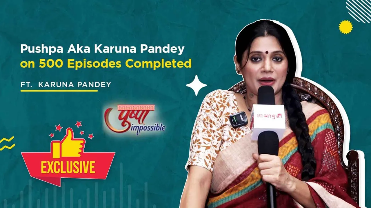 Karuna Pandey Celebrates 500 Episodes Milestone of 'Pushpa Impossible'