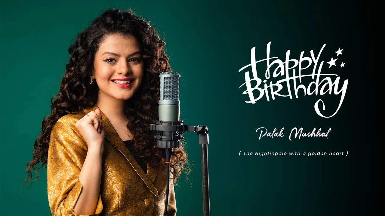 Happy Birthday Palak Muchhal The Nightingale with a golden heart