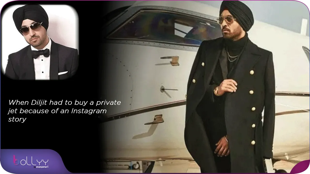 When Diljit had to buy a private jet because of an Instagram story