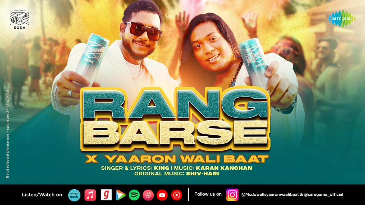 The House of McDowell’s Soda colors festive atmosphere with camaraderie featuring remix of ‘Rang Barse’