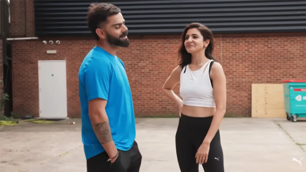 Virat Kohli Anushka Sharma gully cricket PUMA campaign