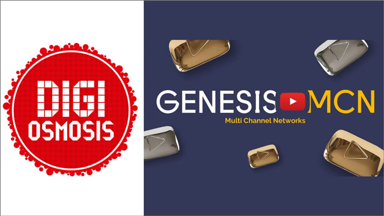 Digi Osmosis partners with Genesis MCN to provide services and solutions to Indian YouTubers