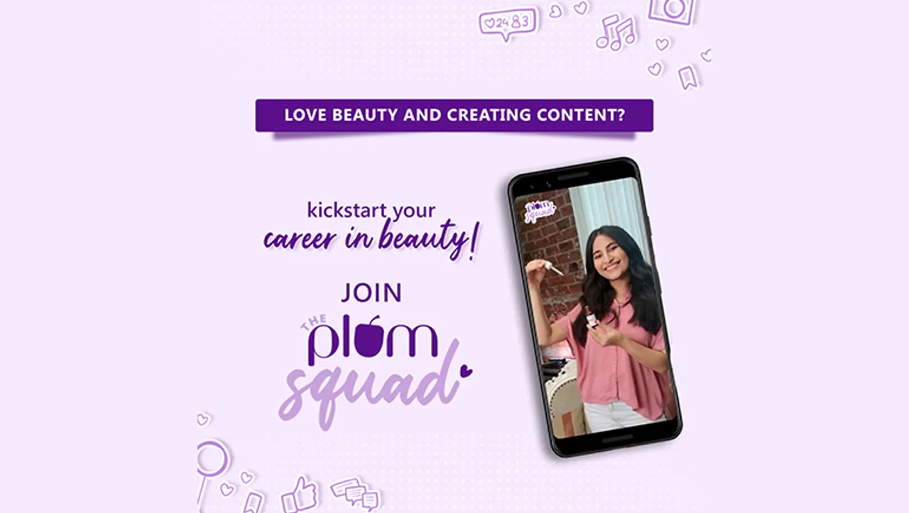D2C brand Plum launches #PlumSquad digital campaign to build the next generation of beauty content creators