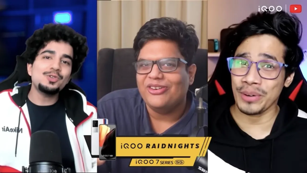 Here's what iQOO made Tanmay Bhat, Samay Raina and Gamer Fleet do for “Raid Nights” campaign