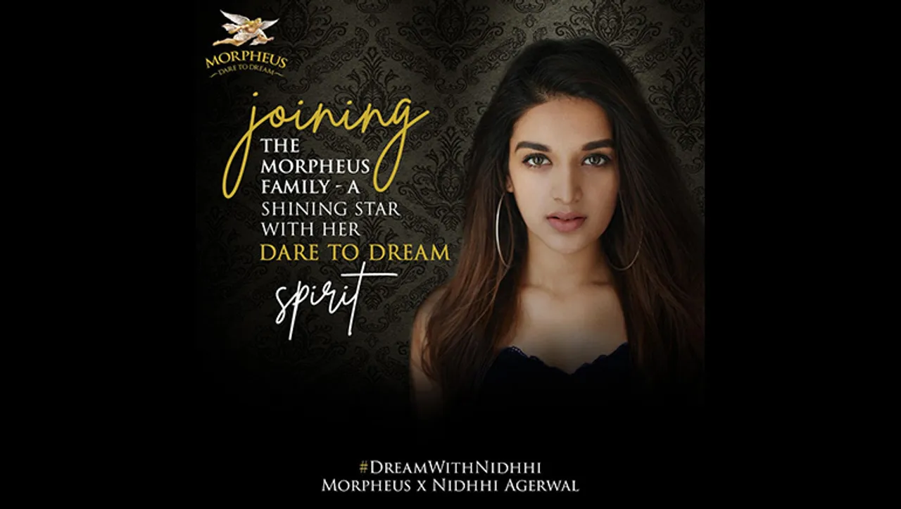 Morpheus Brandy signs actress Nidhhi Agerwal as brand influencer