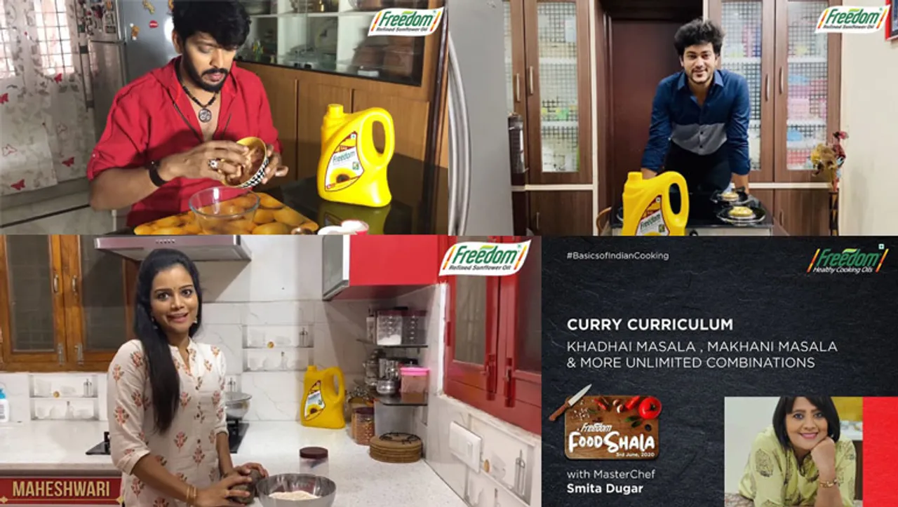 Freedom Healthy Cooking Oils organises cookery live show FoodShala