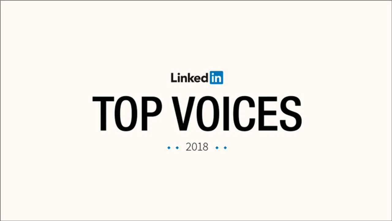 LinkedIn reveals 2018 top voices for India who made an impact on platform