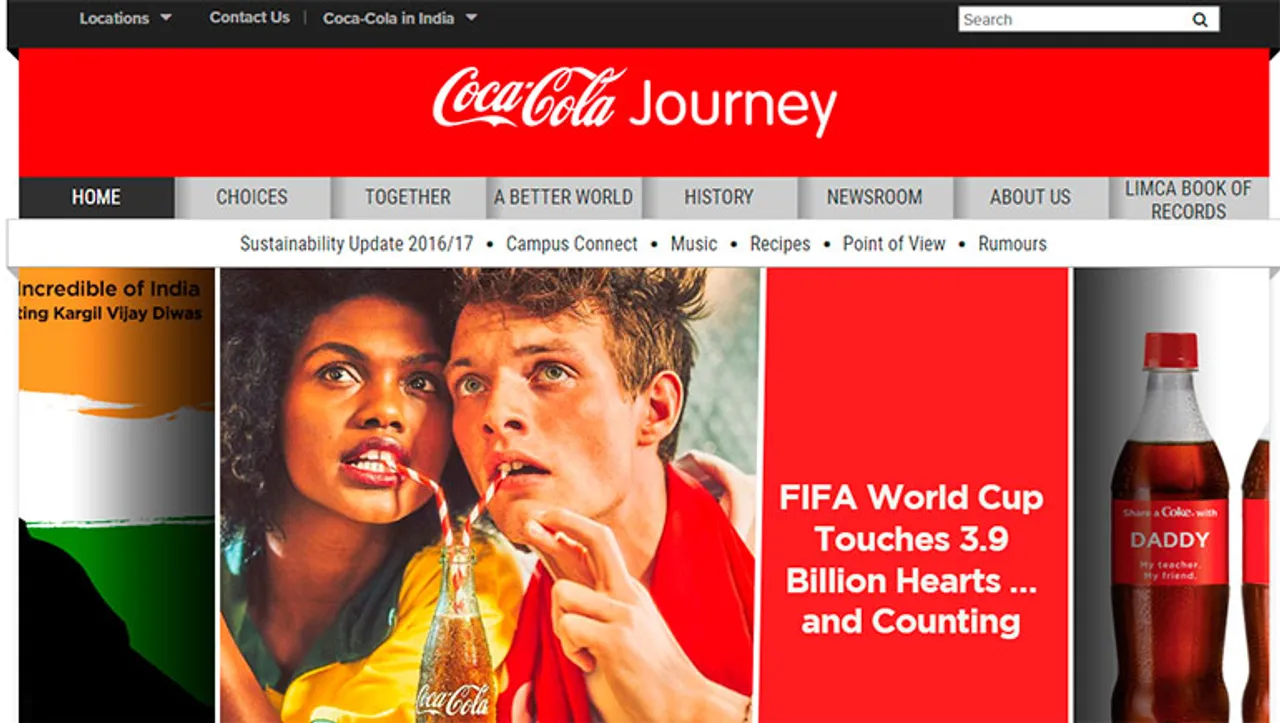 When Coca-Cola India reimagined company's website into a digital magazine ‘Journey'