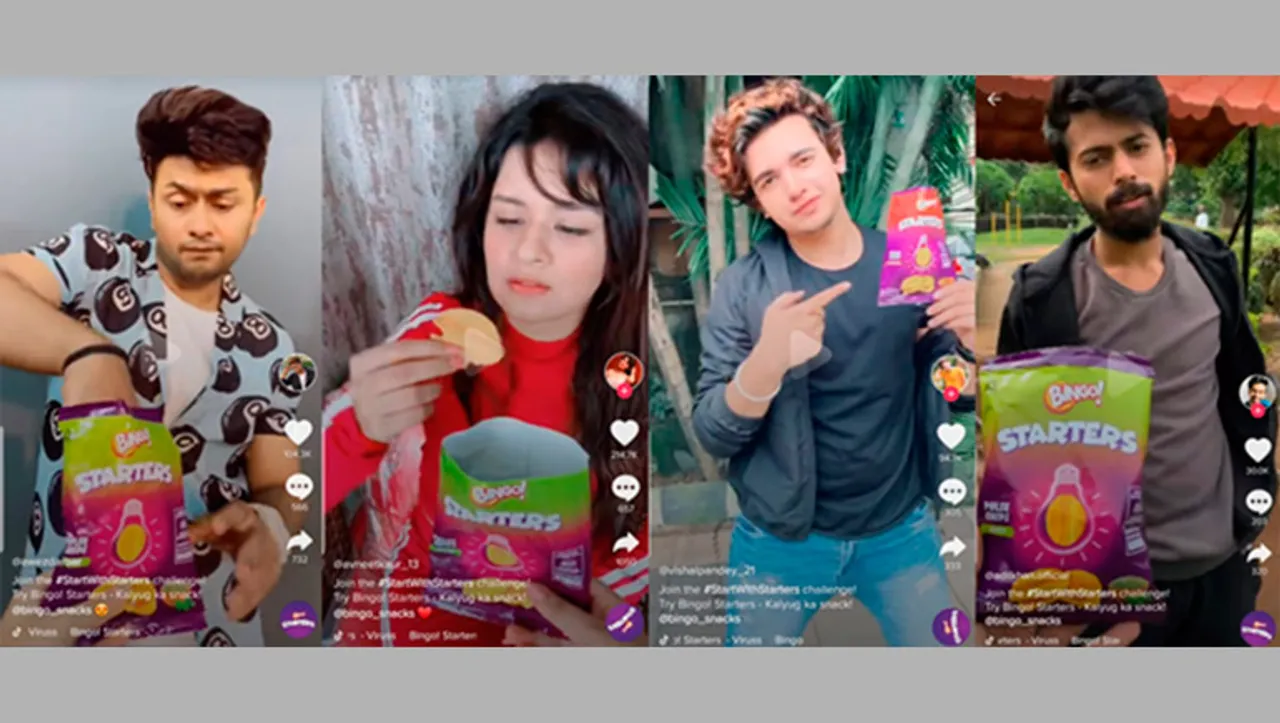 ITC's TikTok brand awareness campaign for new snack Bingo! Starters garners 2.52 billion views in three days
