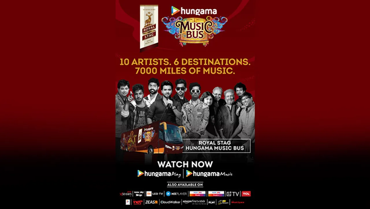 Hungama launches ‘Royal Stag Hungama Music Bus'
