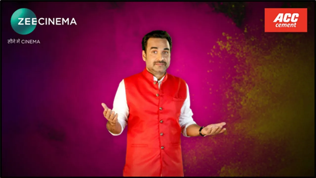 Zee Cinema does brand integration for ACC Cement featuring Pankaj Tripathi