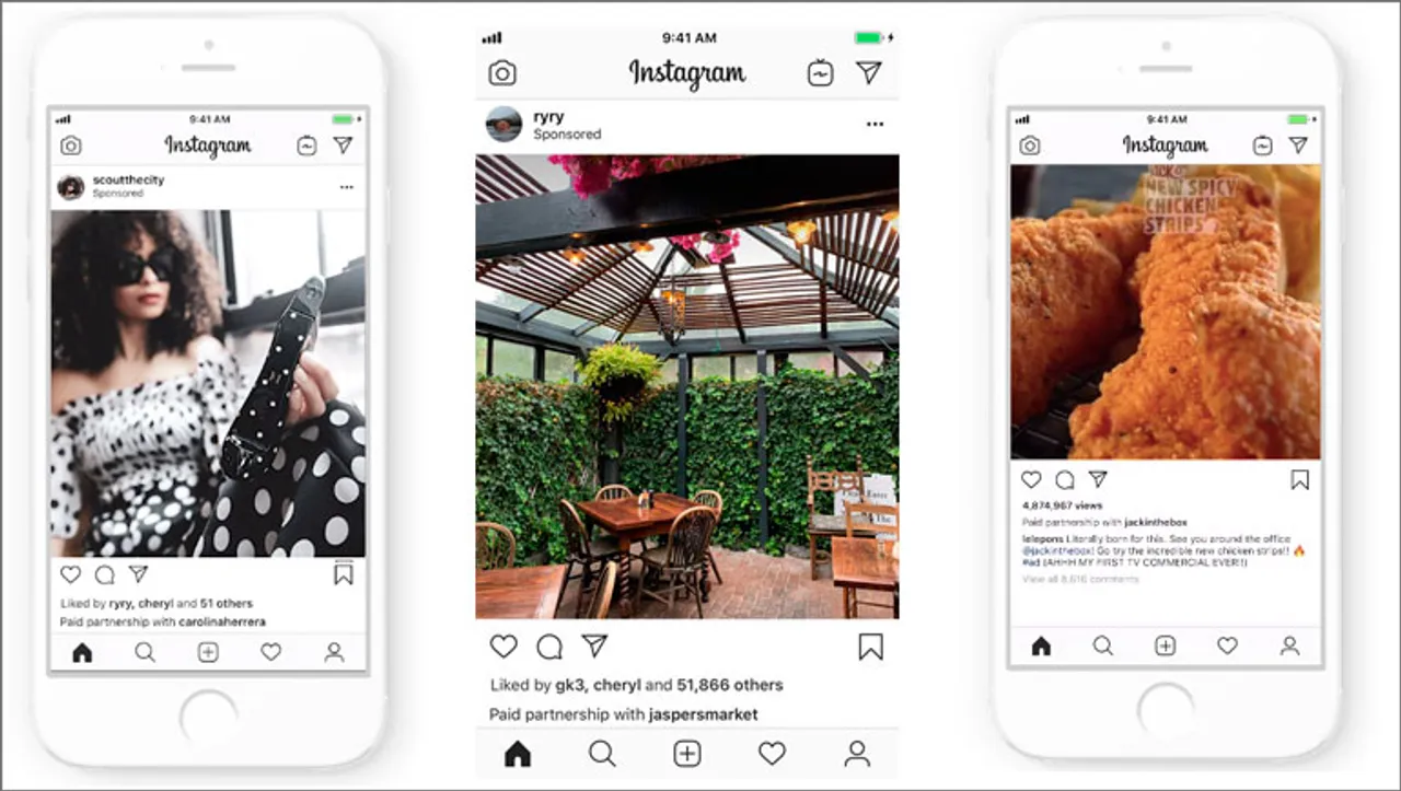 Instagram allows creators' organic branded content posts as feed ads