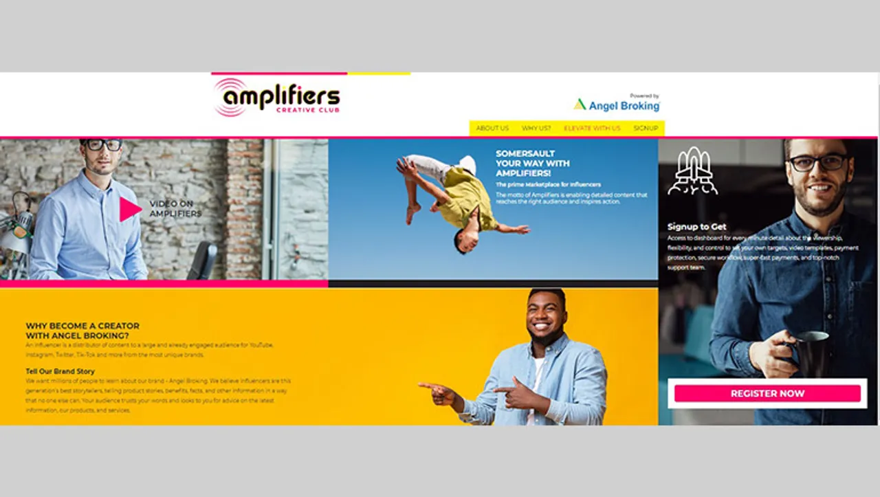 Angel Broking launches influencer marketing platform Amplifiers to connect influencers directly with brands