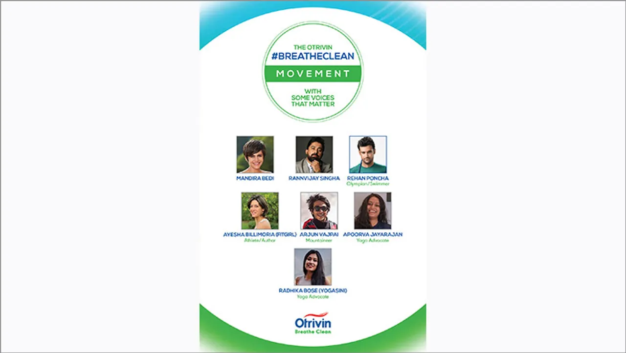 Otrivin partners with celebrity wellness influencers to launch #BreatheClean movement