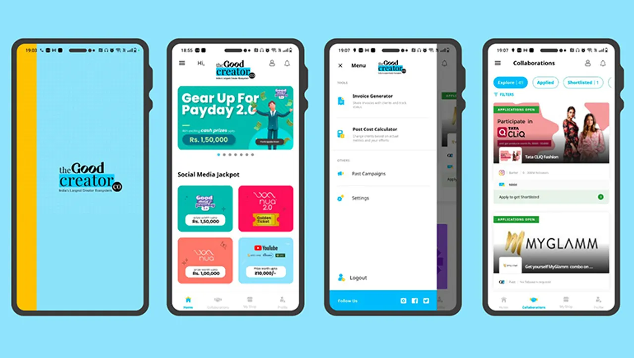 The Good Creator Co launches Creator App for content creators to learn, earn and collaborate