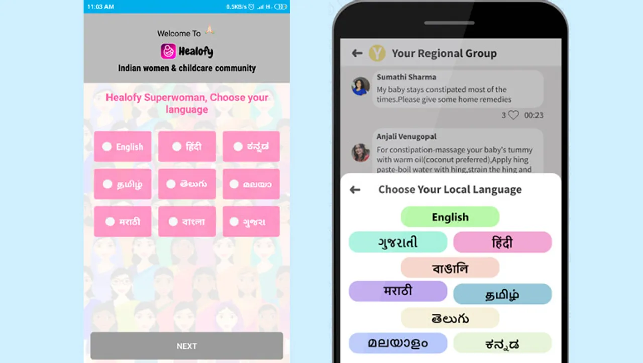 Women's social networking platform Healofy goes vernacular