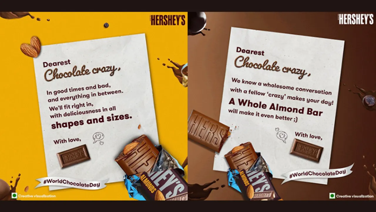 Hershey India celebrates chocolate crazies with its #ChocolateCrazyWithHersheys campaign