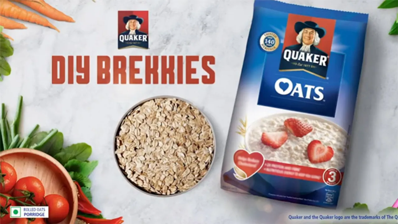 Quaker India snackable video content series ‘Do it yourself brekkies'