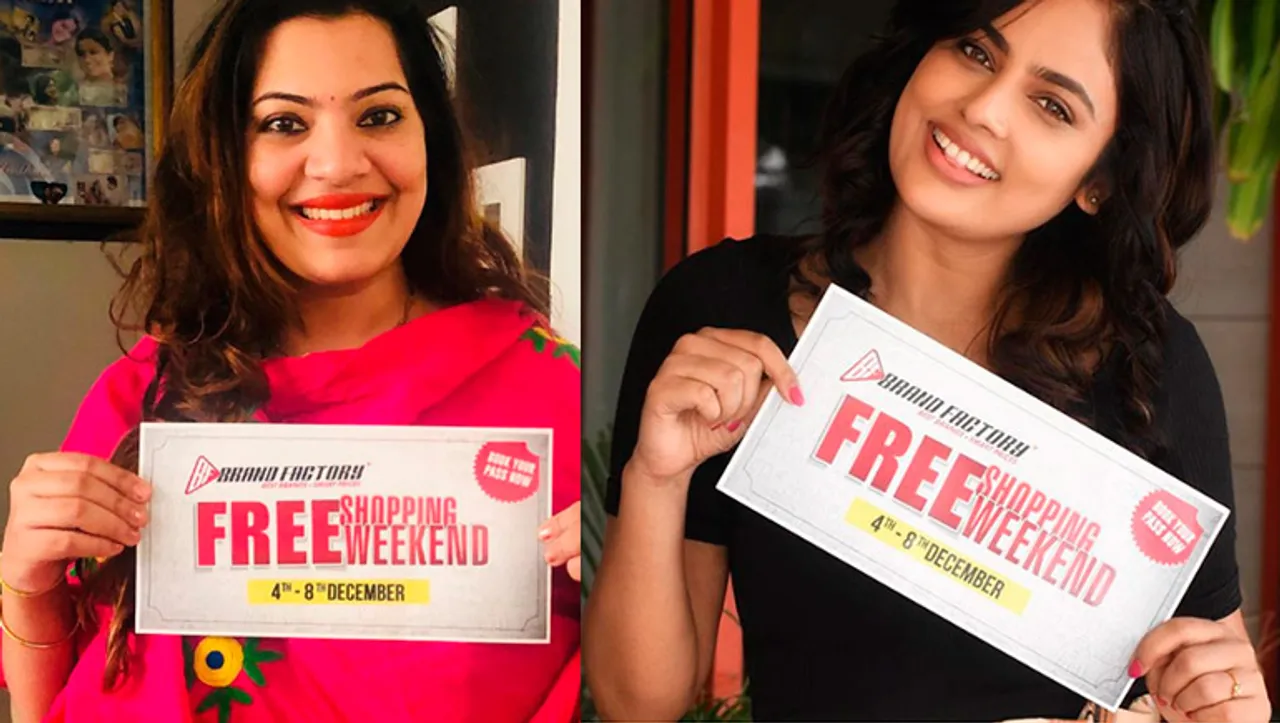 Brand Factory's offbeat influencer marketing strategy to promote Free Shopping Weekend sale