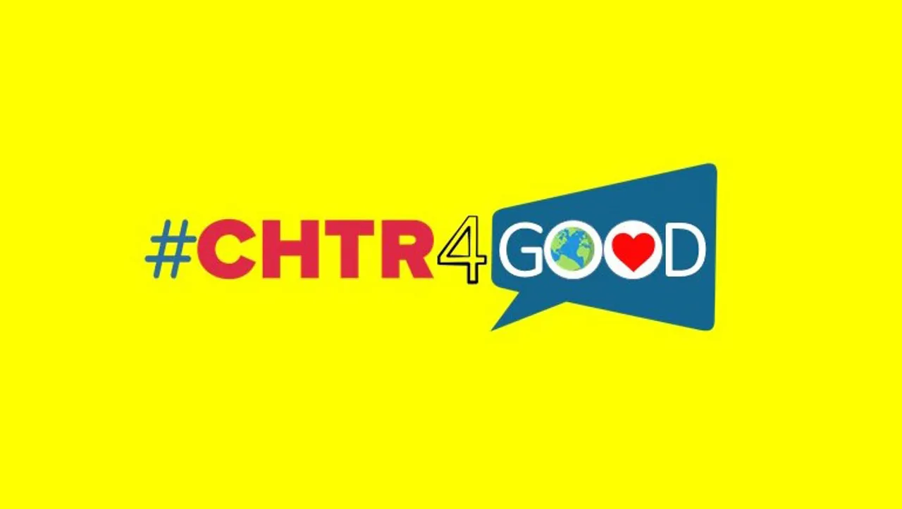 Chtrbox launches #Chtr4Good to bring together brands and influencers to create awareness and raise funds linked to NGOs