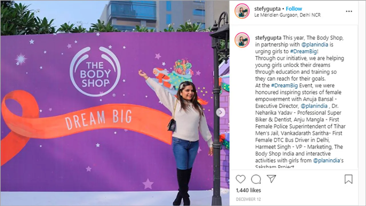 How The Body Shop India amplified its #DreamBig campaign through influencer marketing
