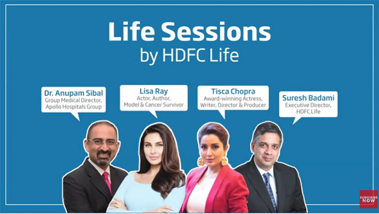 HDFC Life's digital chat show ‘Life Sessions' focuses on awareness around healthy lifestyle and financial planning